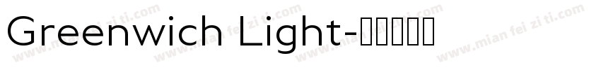 Greenwich Light字体转换